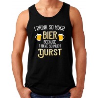OM3® lustiges Bier Tank Top Shirt | Herren | Party Craft Beer Spruch Statement | S - 4XL Bekleidung