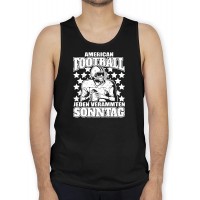 Shirtracer - American Football - American Football - Jeden verdammten Sonntag - weiß - Tanktop Herren und Tank-Top Männer Shirtracer Bekleidung