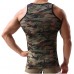 Tenchif Herren Camouflage Unterhemd Weste Tank Top Gym ärmellose Hemden Bekleidung