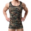 Tenchif Herren Camouflage Unterhemd Weste Tank Top Gym ärmellose Hemden Bekleidung