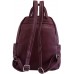 AmbraModa Italienische Damen Rucksack Handtasche aus echtem Leder GL029 Bordeaux Schuhe & Handtaschen