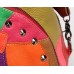 Eysee Rucksack Damen Leder Rucksackhandtasche-Rind Leder Daypack Collage Gradient NEU Schuhe & Handtaschen
