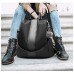 Frauen Rucksack PU Leder Damen Stilvolle Rucksack wasserdichte Nylon Anti-Diebstahl Schultertaschen schwarz Schuhe & Handtaschen
