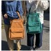 Howoo Damen Cord Rucksack Mode Beiläufig Tagesrucksack Schultertasche Umhängetasche Handtasche Grün Schuhe & Handtaschen