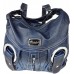 KUMIXI W6802 Rucksackhandtasche Damenrucksacktasche versch. Farben 40x33x16 W6802Z Batik blau Marine Schuhe & Handtaschen