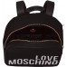 Love Moschino Canvas Damen Schwarz Nero 15x10x15 cm W x H L Schuhe & Handtaschen