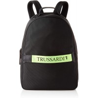 Trussardi Jeans by Trussardi Herren ORTISEI Backpack SM Nylon + ECOL Black Nr Schuhe & Handtaschen