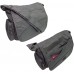 ekavale leichte Schultertasche aus Nylon Umhängetaschen mit Vielen Fächern wasserabweisende Material Grau Schuhe & Handtaschen