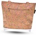 lila Tulpe - Schultertasche Ruby - Damen Handtasche aus Korkleder - Umhängetasche mit Reißverschluss aus Kork und Veganem Leder - Leicht Vegan und Nachhaltig Schuhe & Handtaschen