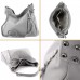 modamoda de - T183 - ital. Damen Schultertasche aus Leder FarbeSchwarz Schuhe & Handtaschen