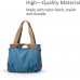 NICOLE & DORIS Canvas Tasche Damen Tragetaschen für Damen Schultertaschen Umhängetasche Leinwand Handtasche Mädchen Blau Schuhe & Handtaschen