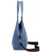 PB-SOAR Damen Vintage Canvas Tasche Schultertasche Handtasche Umhängetasche Shopper Hobo Bag Beuteltasche 38x34x13cm B x H x T Blau Schuhe & Handtaschen