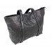 Edle Damen Handtasche Shopper Schultertasche mit 2 Henkeln Tragetasche Groß in 3 Farben 3448 Schwarz Schuhe & Handtaschen