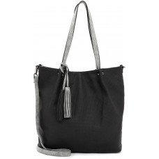 Emily & Noah Shopper Bag in Bag Surprise 33196 Damen Handtaschen Uni black grey 108 One Size Schuhe & Handtaschen