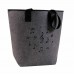 Filztasche mit Motiv Notenmix schwarz Schuhe & Handtaschen