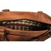 Hill Burry Damen Shopper | aus weichem hochwertigem Rindsleder - Vintage Elegante Fashion Bag Beutel | Umhängetaschen Schulterbeutel - Abendtasche | Handtasche - Schultertasche Braun Schuhe & Handtaschen