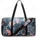 Jadyn B Weekender Bag - 56 cm. 52L Sporttasche mit Schuhfach Navy Floral Schuhe & Handtaschen