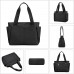 NOTAG Nylon Shopper Damen Leicht Multi-Tasche Handtasche Wasserdicht Groß Umhängetasche Lila Schuhe & Handtaschen