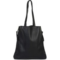 styleBREAKER Damen Tote Bag Handtasche mit seitlichen Reißverschlüssen Shopper Schultertasche Notebook Tasche 02012310 FarbeSchwarz Schuhe & Handtaschen