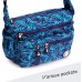 AIBILIEI Damenmode Umhängetasche Umhängetasche Handtasche Reisen Einkaufen täglichen Gebrauch 4-Blaue Bambusblätter Schuhe & Handtaschen