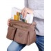 Bag street hochwertige Damenhandtasche aus Crinkle Nylon Schultertasche Sportliche Umhängetasche Stone Schuhe & Handtaschen