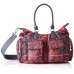 Desigual Damen Bag Arty Atari London Umhängetasche Rot Granate 25.5x15.5x32 cm B x H x T Schuhe & Handtaschen