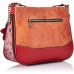 Laura Vita Damen 3408 Umhängetasche Orange Rouge Schuhe & Handtaschen