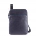 Piquadro Blue Square Special Umhängetasche Leder 20 cm Schuhe & Handtaschen