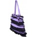 Unbekannt Lolita Burlesque Tasche Lace Bag mit feiner Spitze Rockabilly Schuhe & Handtaschen